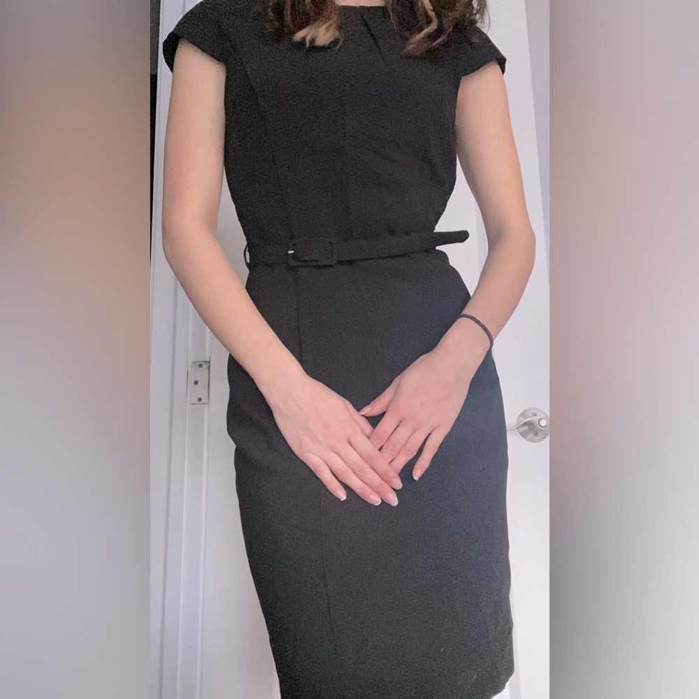 Professional black dress